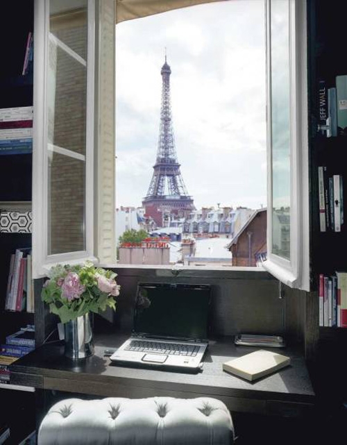 My future apartment in Paris. Overlooking the heart of the city from the highest floor. Source: weheartit