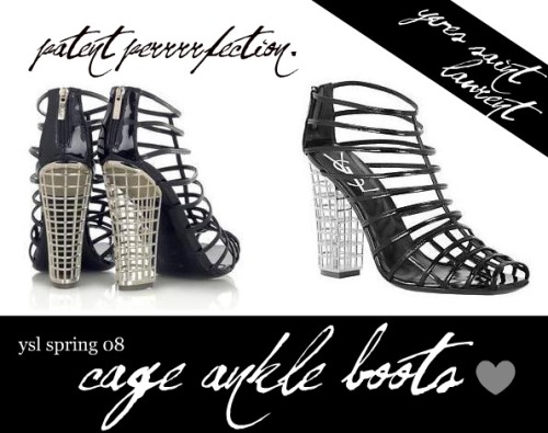 YSL Cage heels